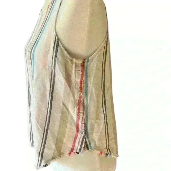 Anthropologie Cloth and Stone Striped Tank Top Size Medium - Picture 2 of 6